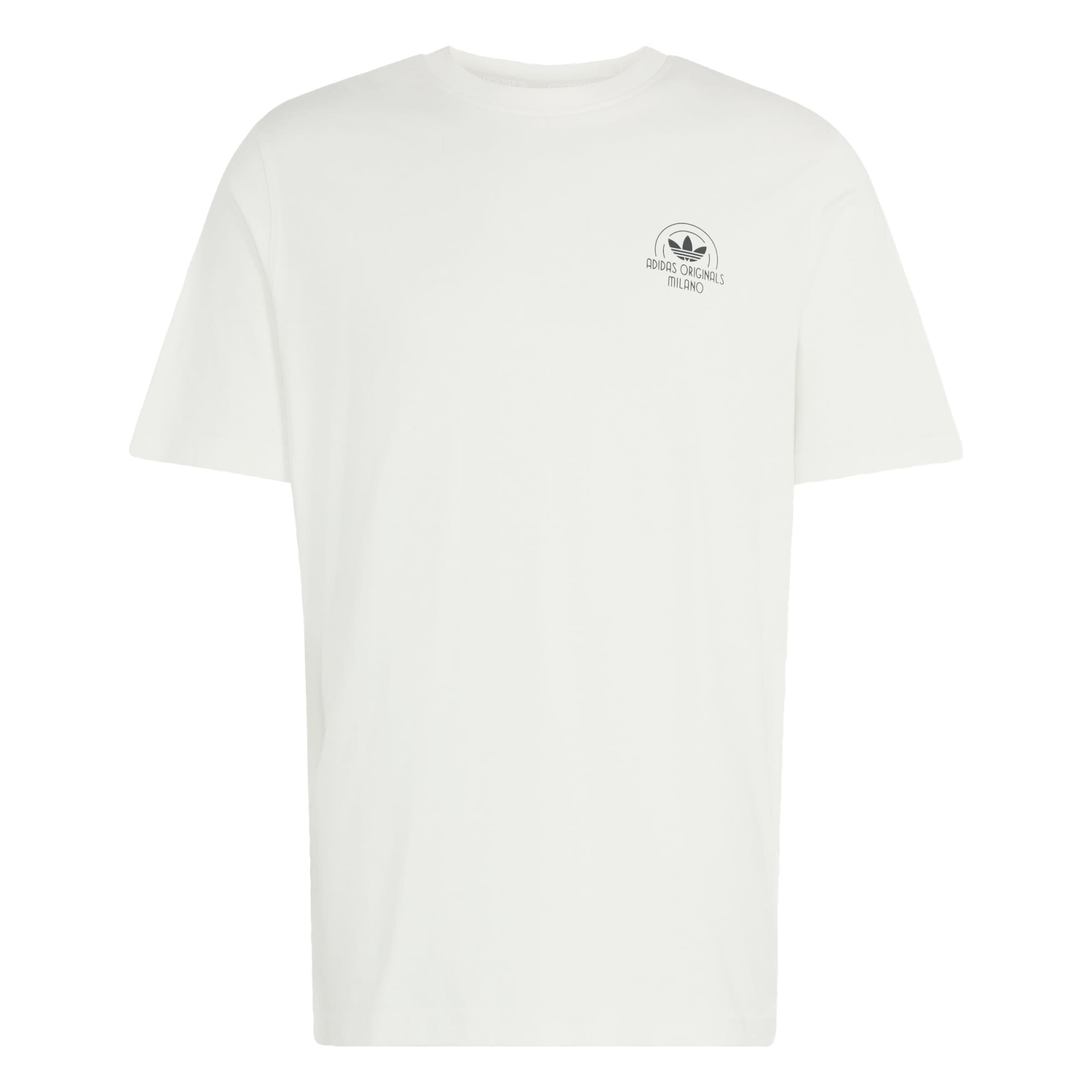 T-Shirt 'Milano Shop' ADIDAS ORIGINALS en blanc : devant
