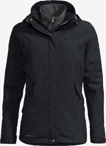 VAUDE Outdoor Jacket 'Rosemoor' in Black: front