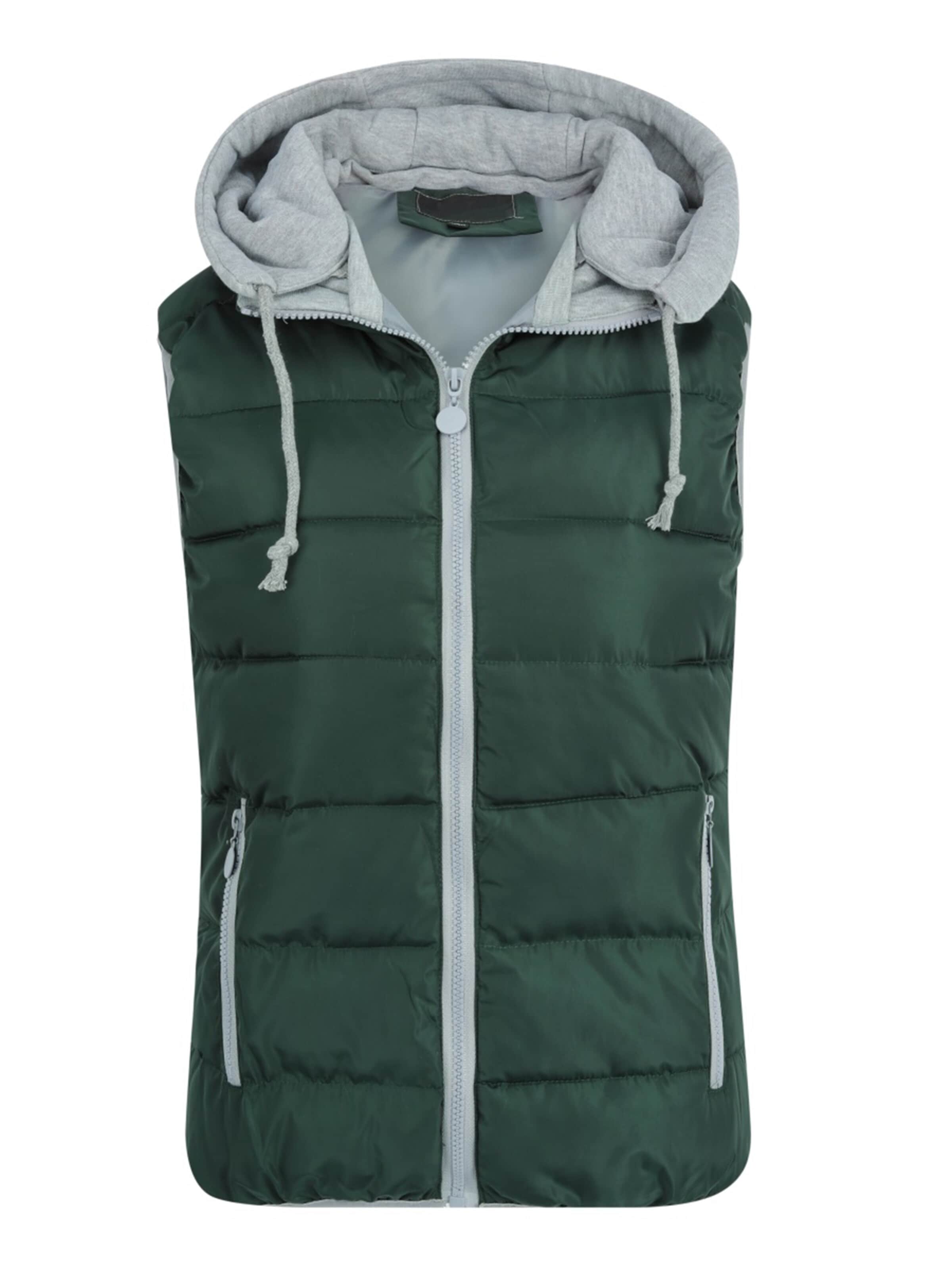 YOUTHUP Vest in Green: front