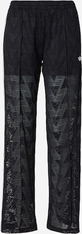 ADIDAS ORIGINALS Regularen Hlače 'Firebird Classics' | črna barva: sprednja stran