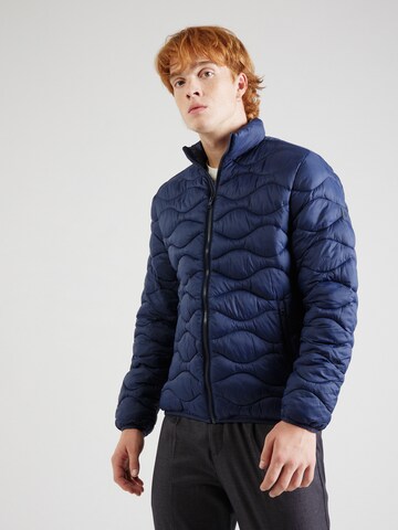 JACK & JONES Between-Season Jacket 'ICEBREAKER' in Blue: front