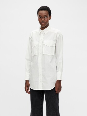 OBJECT Blouse 'Scarlett' in White: front