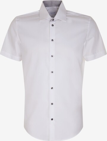 Coupe slim Chemise business SEIDENSTICKER en blanc : devant