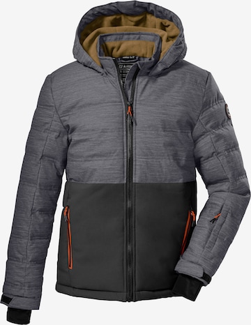 KILLTEC Outdoor jacket in Black: front