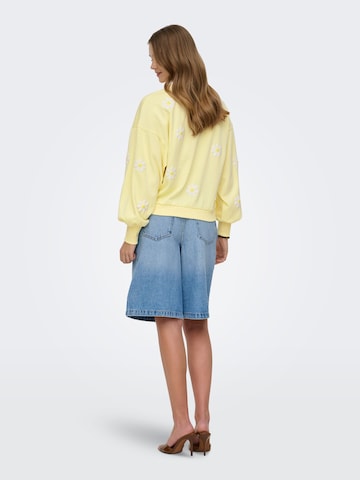 Felpa 'ONLBrooke' di ONLY in giallo