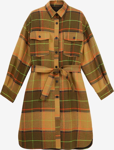 Desigual Between-Seasons Coat 'ABRIG' in Dark blue / Brown / Khaki / Kiwi / Salmon, Item view
