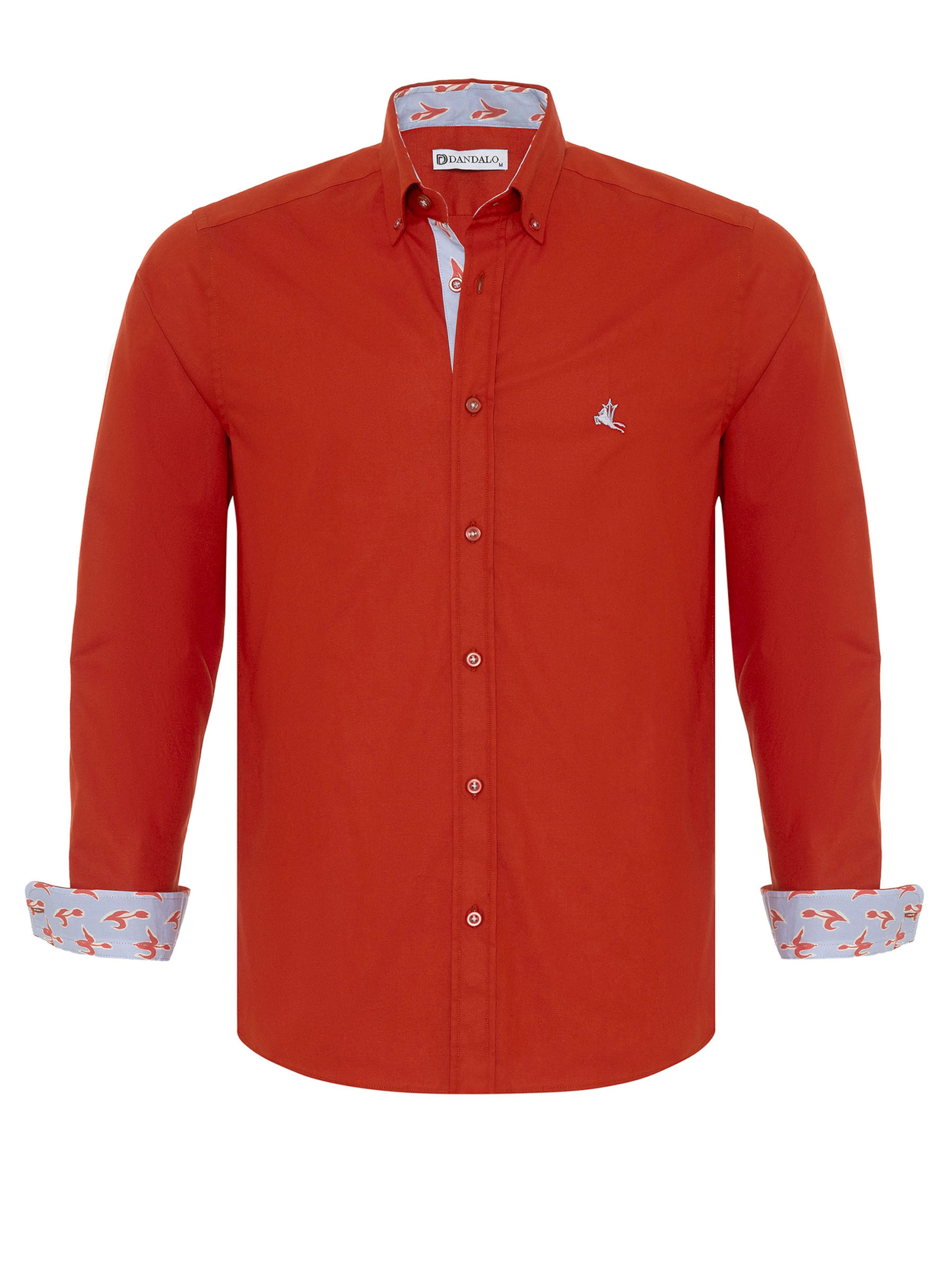 Dandalo Regular fit Button Up Shirt in Red: front