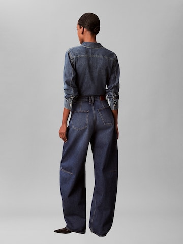 mėlyna Calvin Klein Jeans Siaurėjantis Džinsai