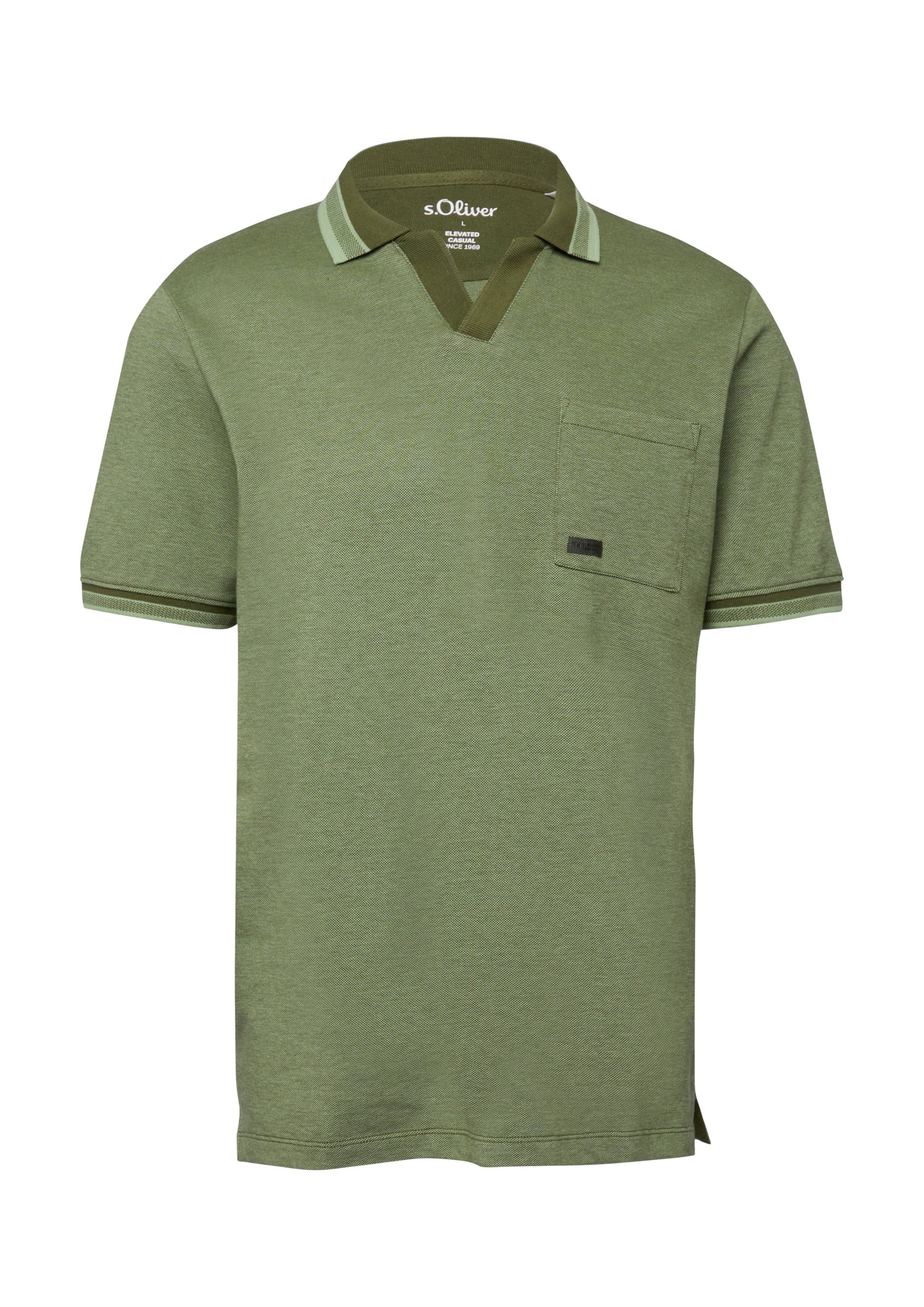 T-Shirt s.Oliver en vert : devant