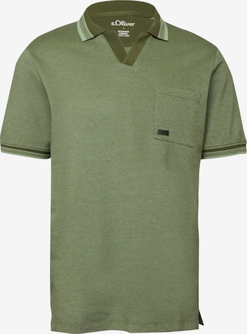 T-Shirt s.Oliver en vert : devant