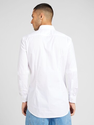 HUGO Slim Fit Skjorte 'Koey' i hvid