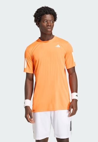 T-Shirt fonctionnel 'Club' ADIDAS PERFORMANCE en orange : devant