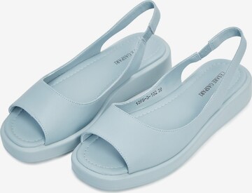 CESARE GASPARI Sandals in Blue: front