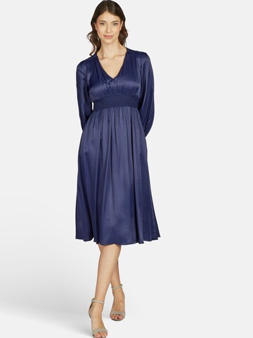 Robe KLEO en bleu : devant