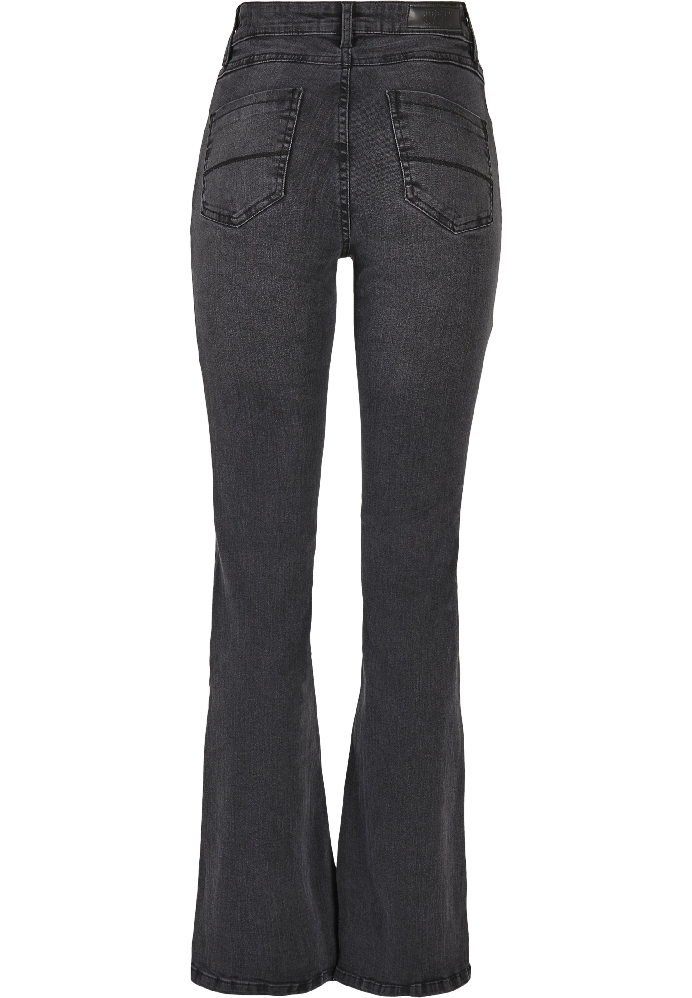 Urban Classics Flared Jeans in Grau