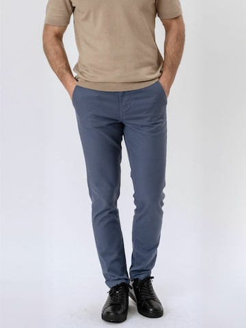TEESHOPPEN - regular Pantalón ' Structure ' en azul