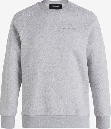 Pull-over PEAK PERFORMANCE en gris : devant