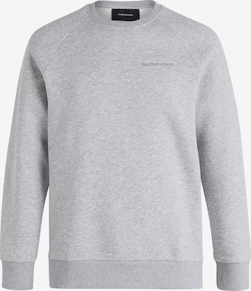 PEAK PERFORMANCE Sweatshirt in Grau: predná strana