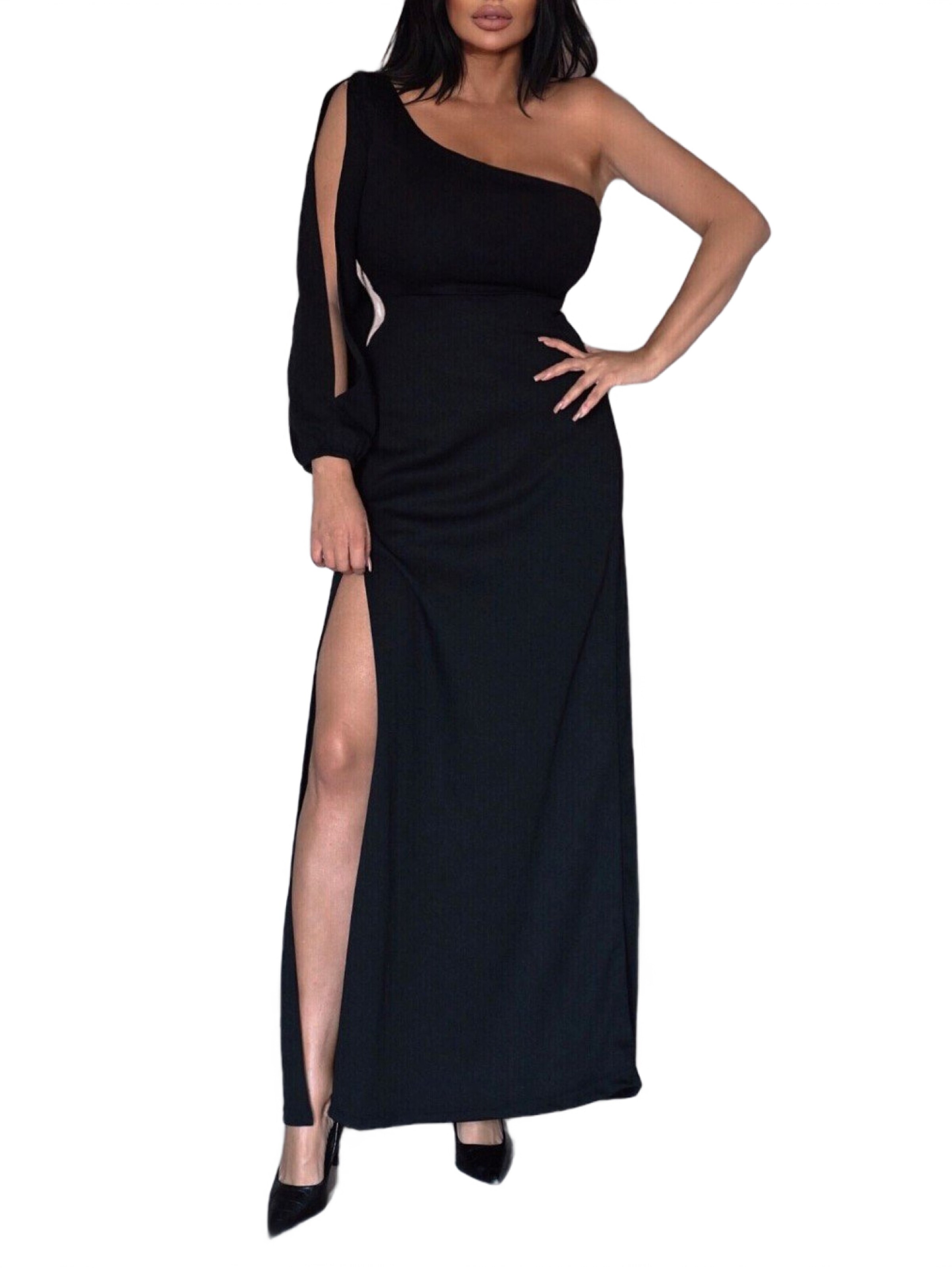 JANE's Evening Dress in Black: front