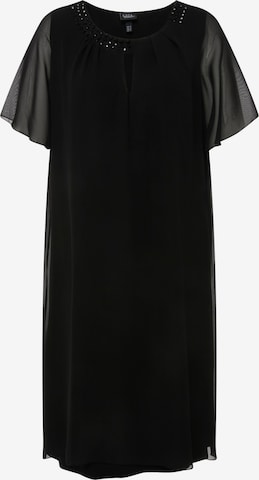 Robe Ulla Popken en noir : devant