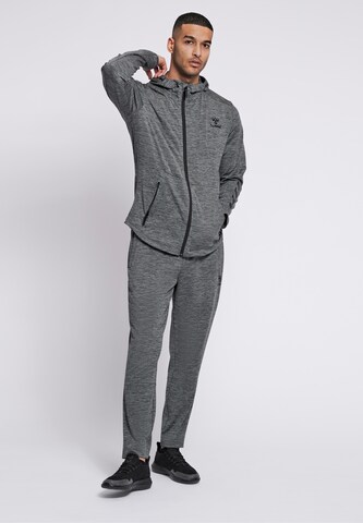 Hummel Athletic Zip-Up Hoodie in Grey