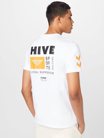 T-Shirt 'Hive Mason' hummel hive en blanc