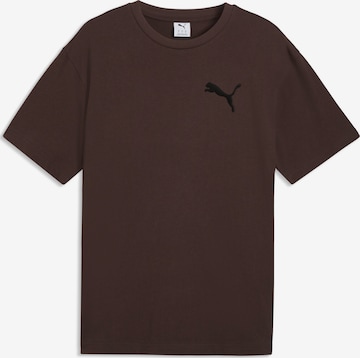 PUMA T-Shirt 'Essentials Elevated' in Braun: Vorderseite
