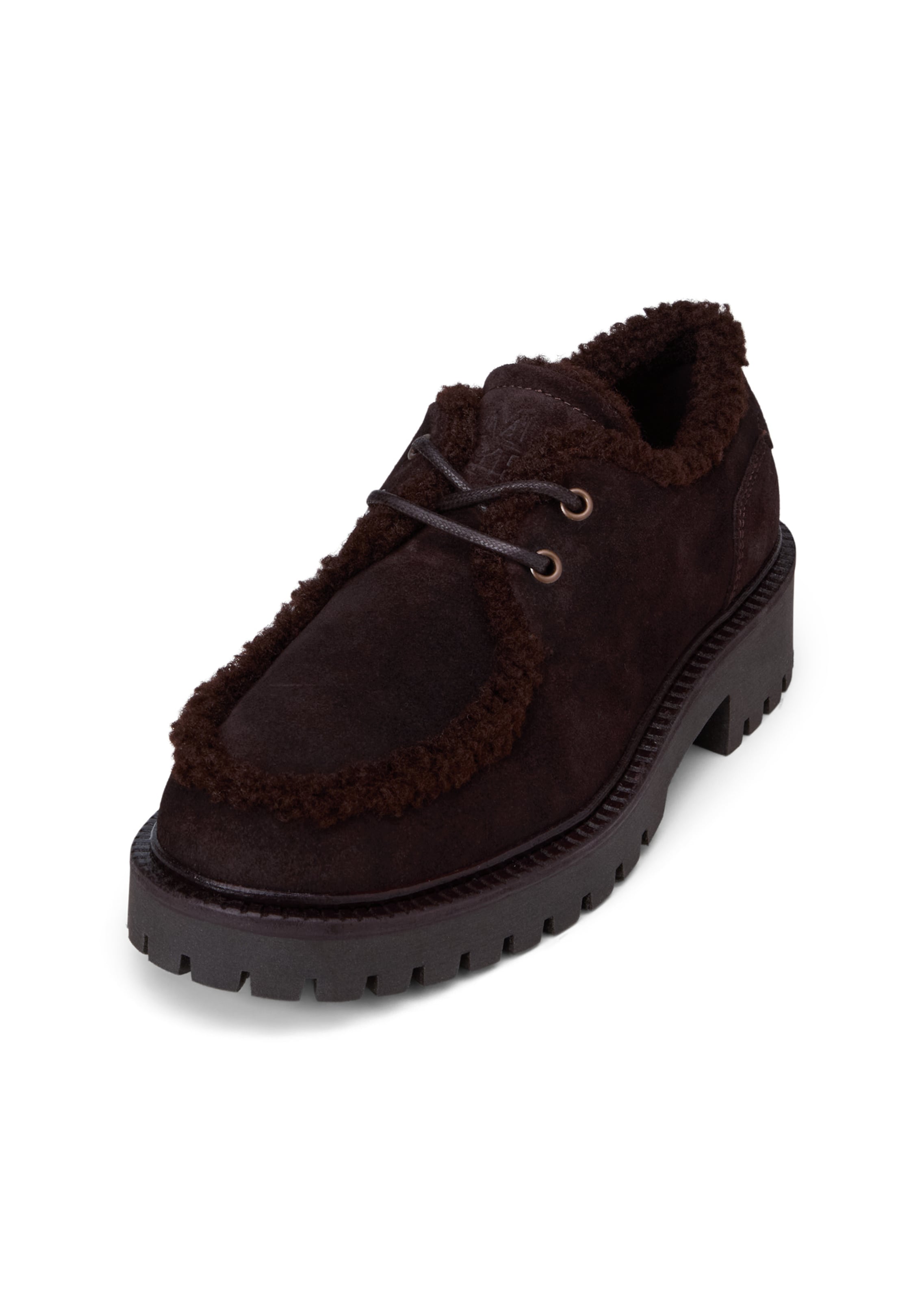 Marc O'Polo Schnürschuh in Braun: Vorderseite
