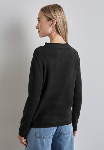 STREET ONE Pullover in Schwarz