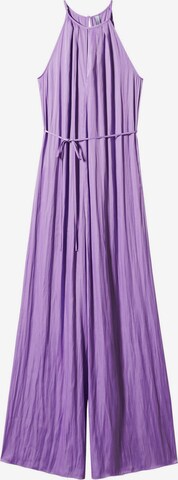 MANGO Jumpsuit in Purple: front