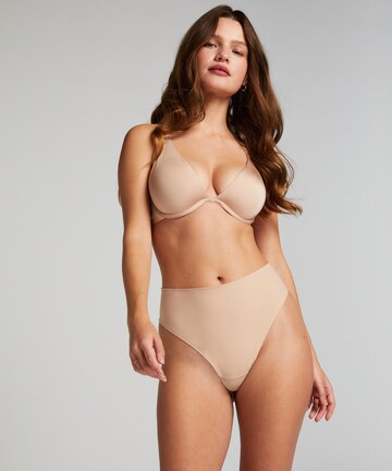 Hunkemöller - Triángulo Sujetador en beige: frente