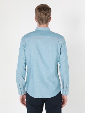 COLINS Regular Fit Hemd in Blau