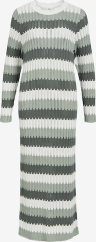 OBJECT Knitted dress in Grey: front