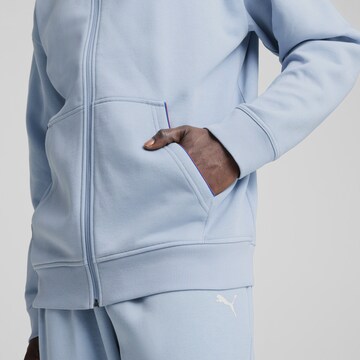 PUMA Sweat jacket 'BMW Motorsport Essentials+' in Blue