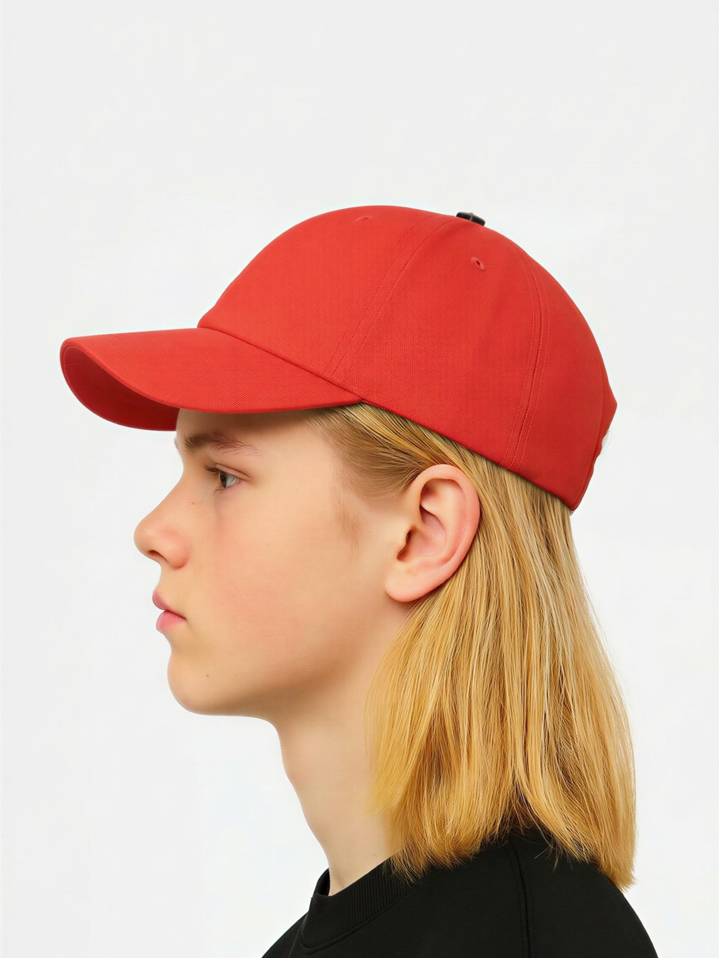 Lou-i Hat 'Kinder Cap aus Bio-Baumwolle' in Red