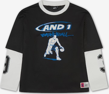 AND1 Paita värissä musta: etupuoli