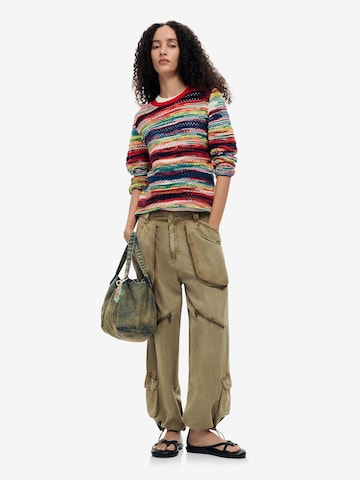 Sweat-shirt Desigual en mélange de couleurs : devant