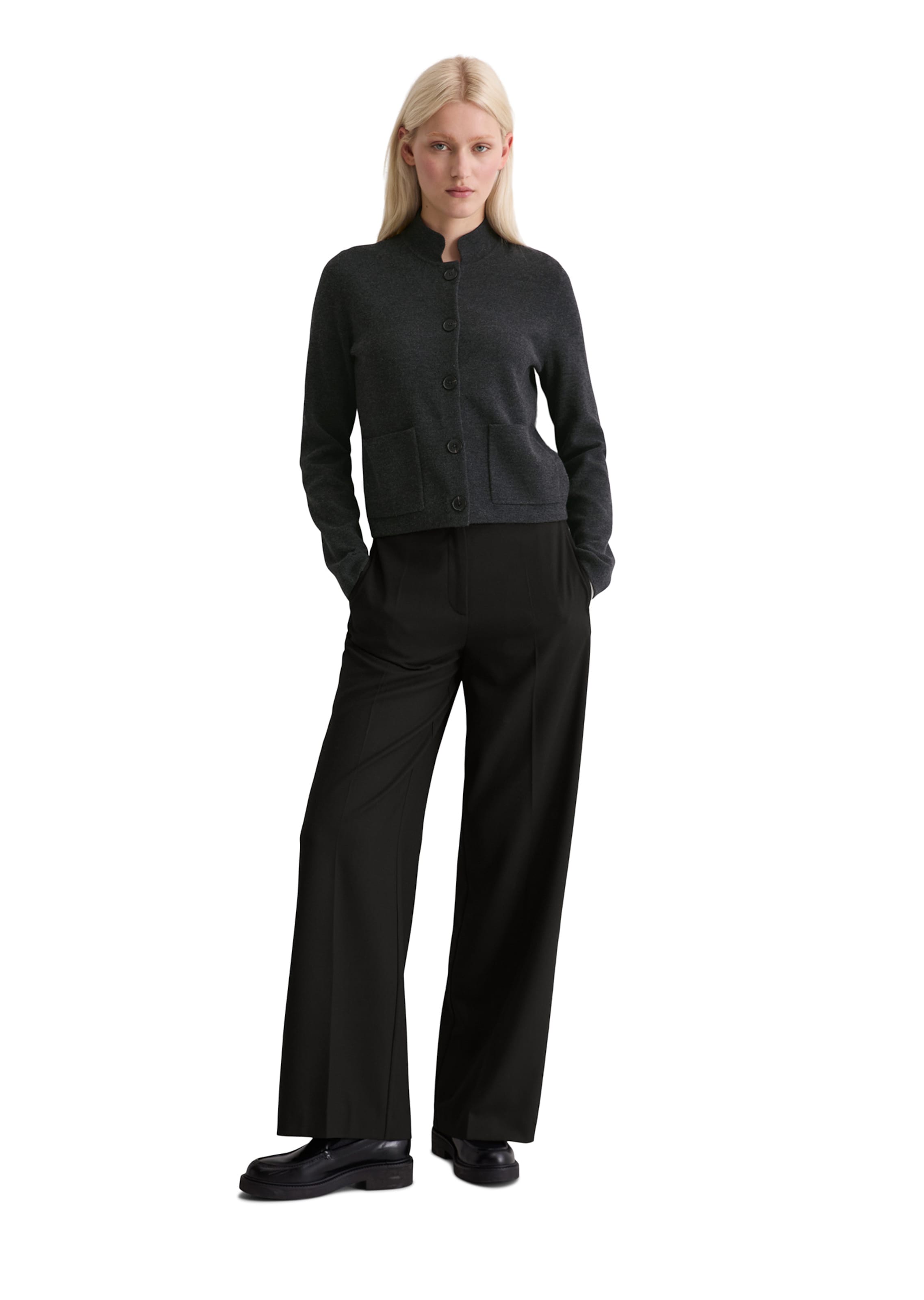 Marc O'Polo Strickjacke in Grau