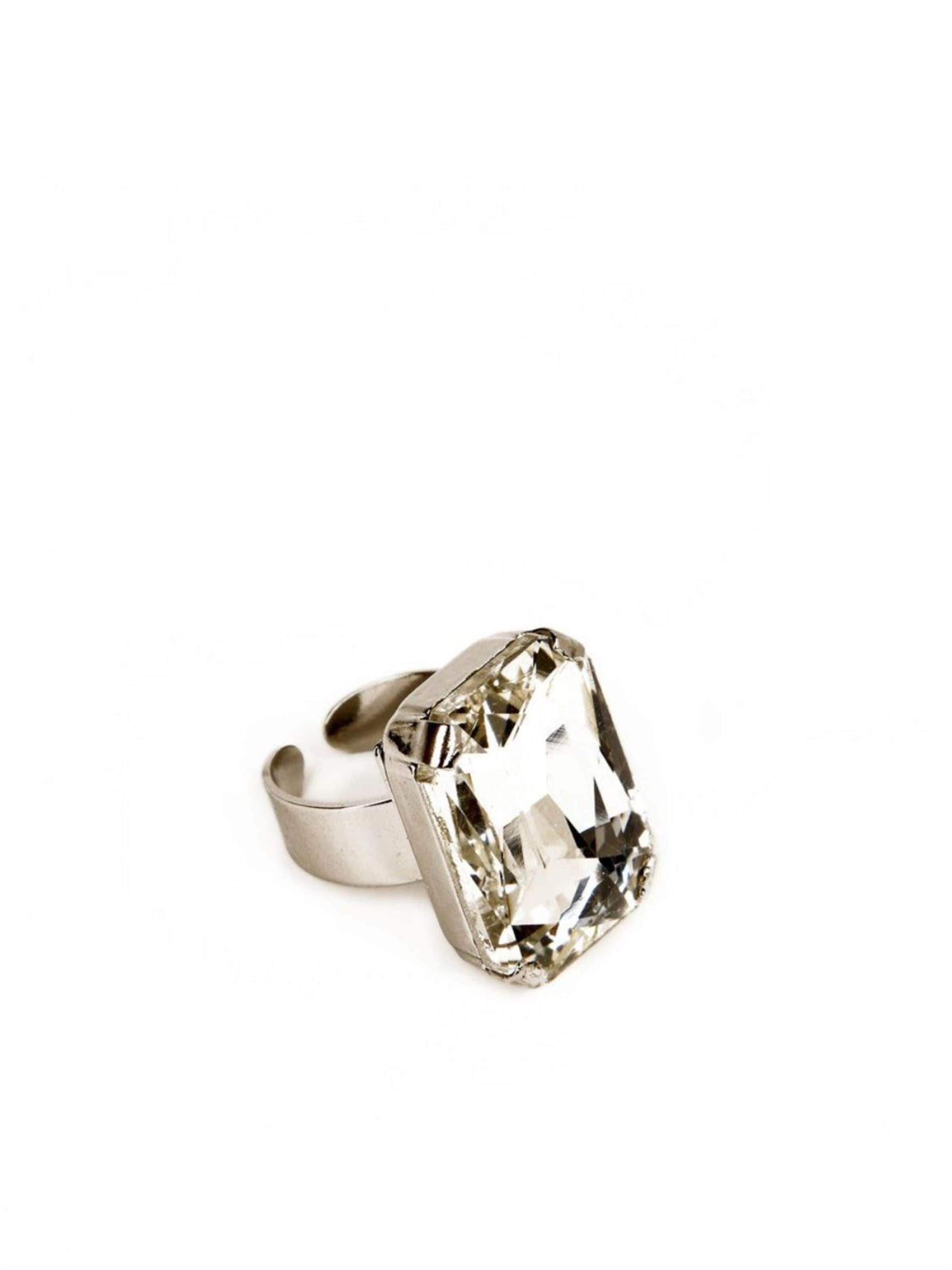 sudrabs Addicted2 Gredzens 'Celeste anello in argento con cristallo Swarovski'