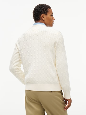 TOMMY HILFIGER - Cárdigan 'CLASSIC' en beige: atrás