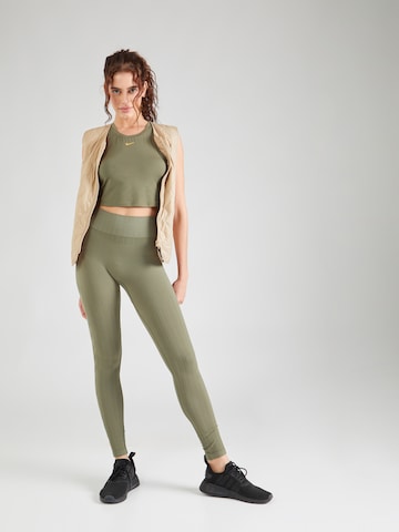 Hummel Skinny Športové nohavice 'MT DEFINE' - Zelená