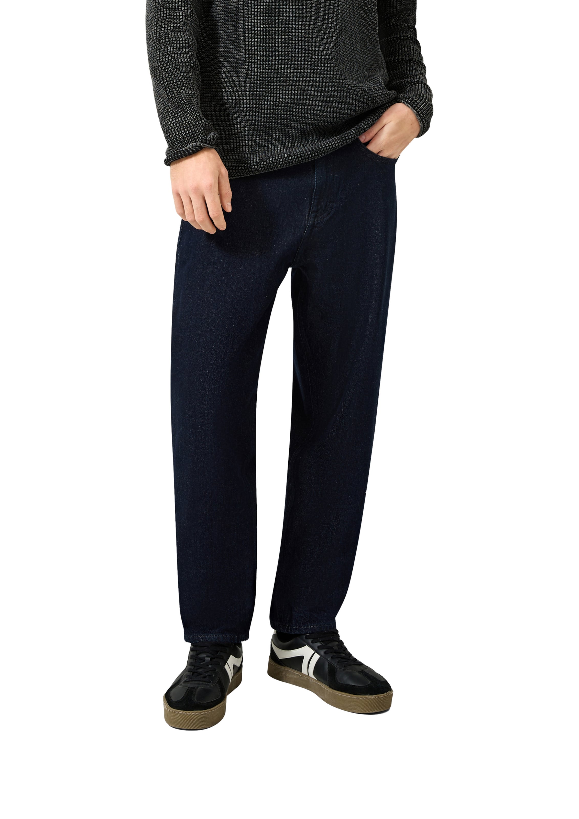 Tapered Jeans di QS in blu: frontale
