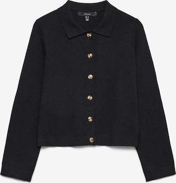 Cardigan 'VMRiley' VERO MODA en noir : devant
