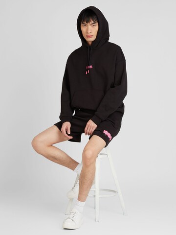 HUGO Sweatshirt 'Dreezes' in Zwart