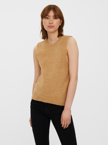 VERO MODA Sweater 'Olina' in Brown: front