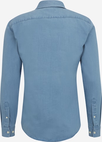 Casual Friday Regular fit Button Up Shirt 'Anton' in Blue