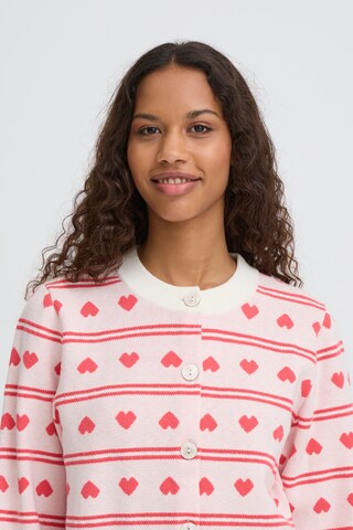 ICHI Knit cardigan 'IHBriellle CA5' in White