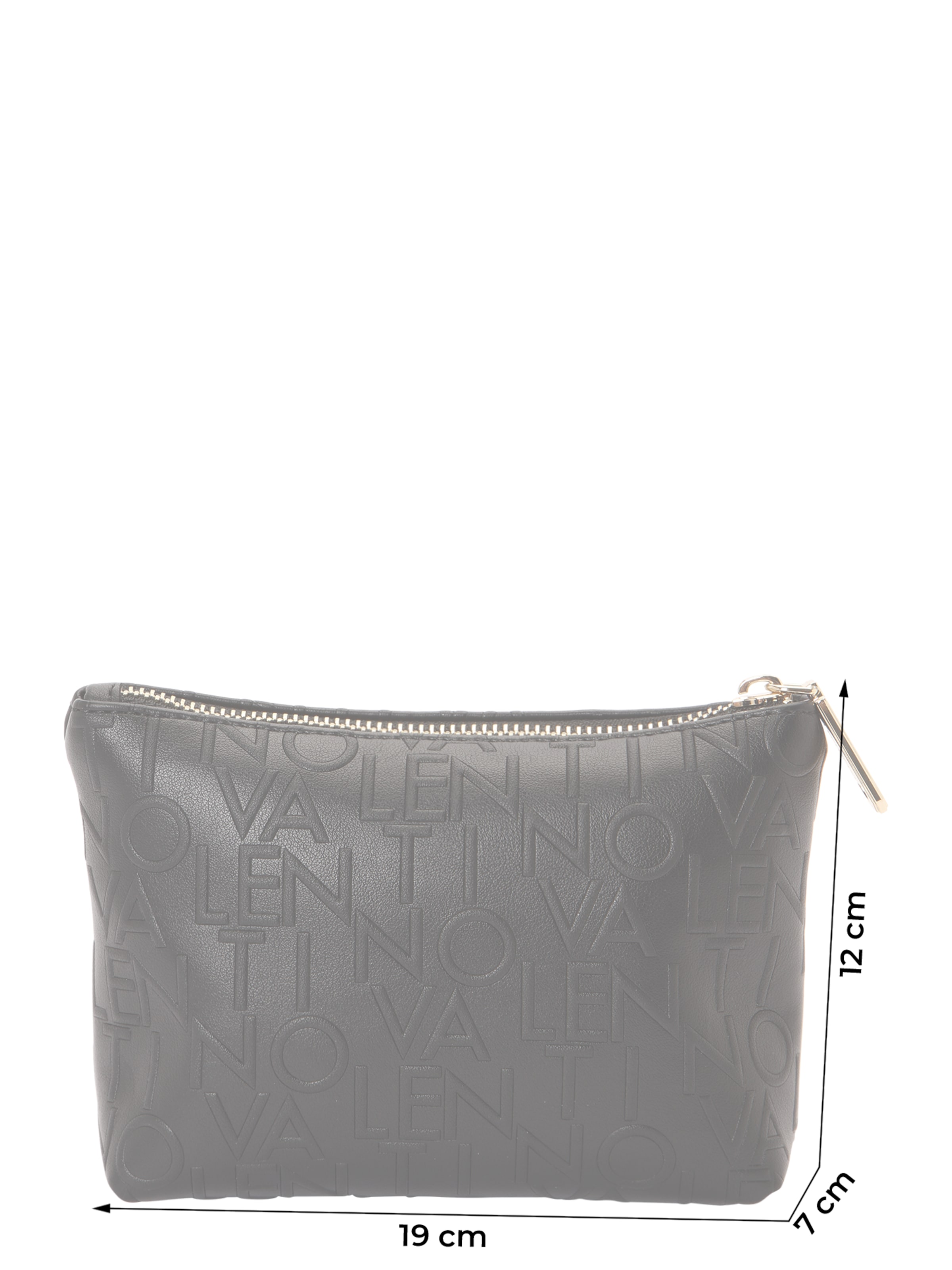 Beauty case 'BEAUTIES' di Valentino Bags in nero: frontale