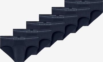 SCHIESSER Slip 'Cotton Flex' in Blauw: voorkant