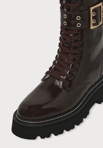 Stivaletto stringato di Karl Lagerfeld in marrone